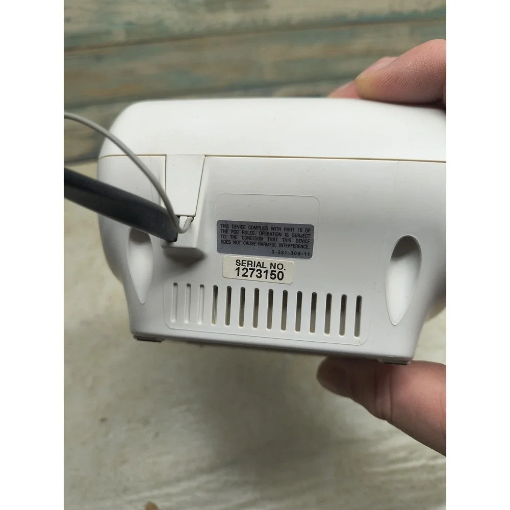 Sony Dream Machine ICF-C111 AM/FM Alarm‎ Clock Radio White